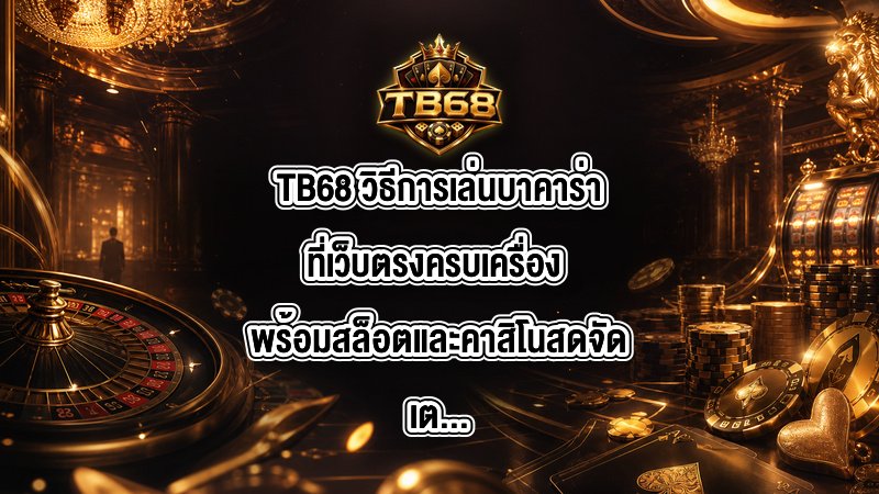 TB68 วิธีการเล่นบาคาร่า